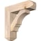 Ekena Millwork Balboa Craftsman Smooth Bracket w/ Offset Brace, Douglas Fir, 7 1/2"W x 26"D x 26"H BKT0806X26X26BOA04SDF - alternate 1
